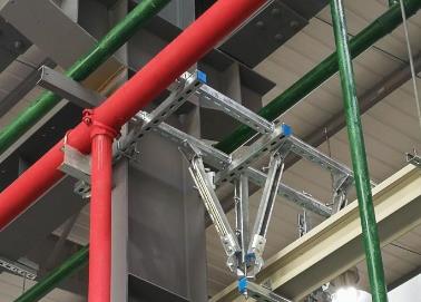 建华该抗震支架的整体式支吊架结构协调性好